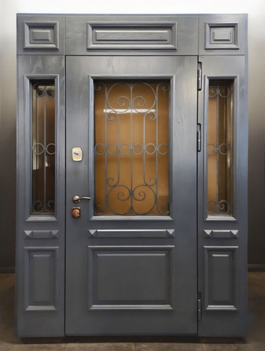 Входная группа со стеклом