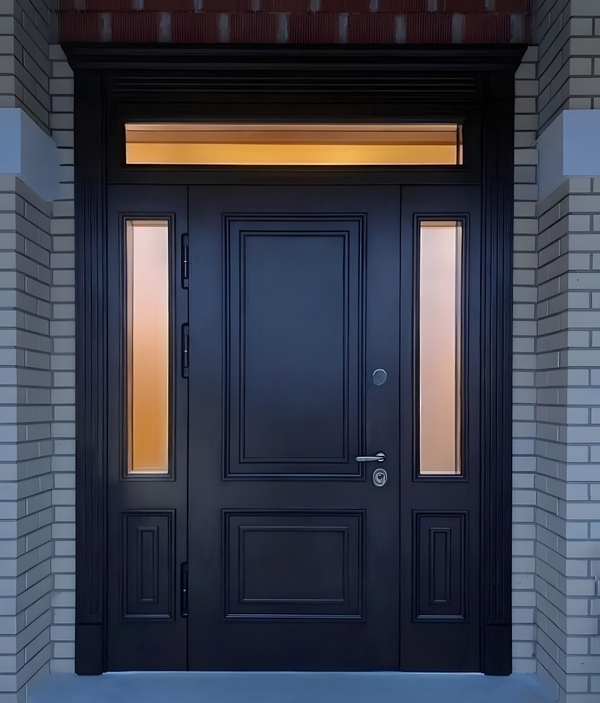 Остекленная нестандартная дверь